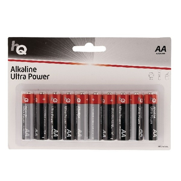 HQ Alkaline AA batterij (10 stuks) HQLR6/10BL K105005003 - 1