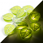 HQ Lichtslinger - Bladeren (10 LEDs, Batterijen, Groen) HQLEDSLLEAF K150304001 HQ Lichtslinger - Bladeren (10 LEDs, Batterijen, Groen) HQLEDSLLEAF K150304001