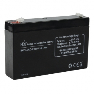 HQ Loodaccu (6 V, 7.200 mAh) BAT-LEAD-09 K120510009 - 1