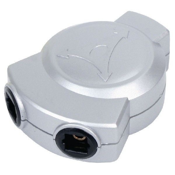 Optische kabel splitter (Toslink, SPDIF, Verguld) HQ