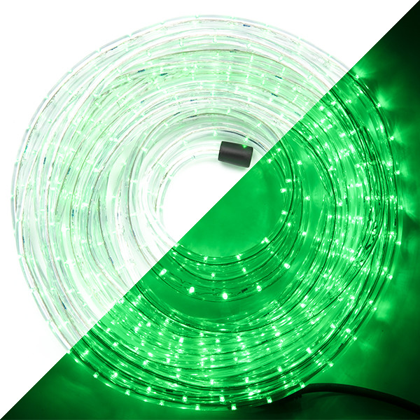 HQ Power Lichtslang | 10.5 meter | HQ Power (324 leds, Binnen/Buiten, Groen) HQRL09004 K150302417 - 1