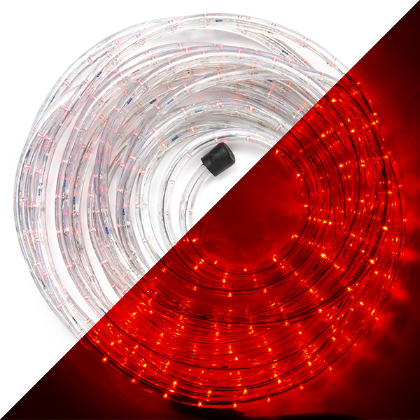HQ Power Lichtslang | 10.5 meter | HQ Power (324 leds, Binnen/Buiten, Rood) HQRL09003 K150302416 - 1
