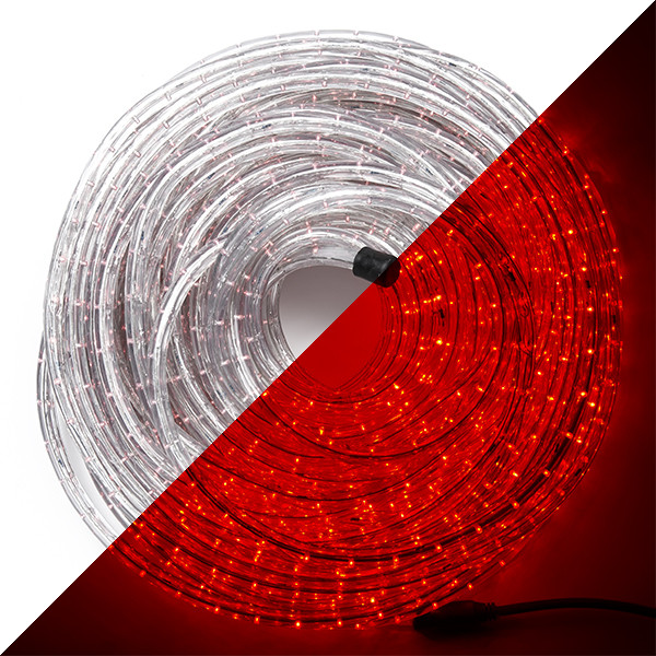 HQ Power Lichtslang | 46.5 meter | HQ Power (1620 leds, Binnen/Buiten, Rood) HQRL45003 K150302424 - 1
