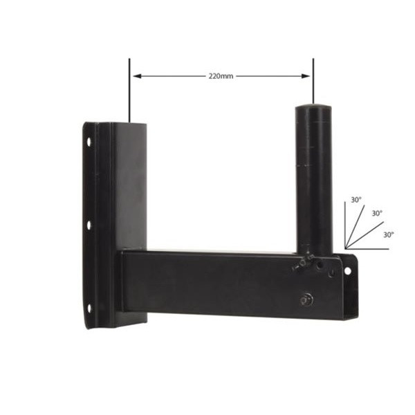 HQ Power Luidspreker muurbeugel | HQ (Max. 25 kg, Zwart) VDLLB5 K101501006 - 2