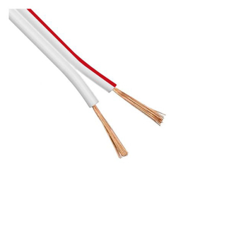 HQ Power Luidsprekerkabel op rol | HQ Power | 100 meter (1.5 mm², OFC, Wit) HQLW13002 K010308573 - 2