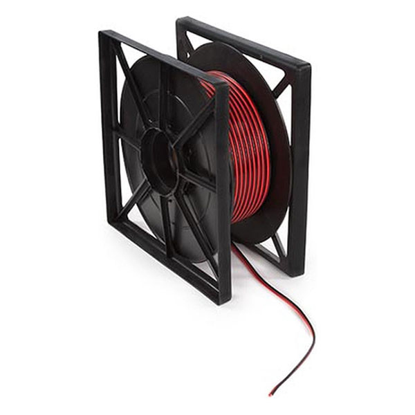 HQ Power Luidsprekerkabel op rol | HQ Power | 100 meter (1.5 mm², Rood/Zwart) HQLW10004 K010308567 - 1