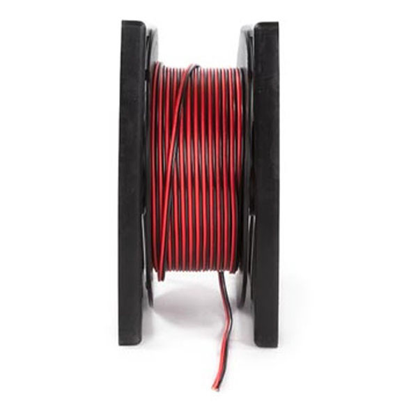 HQ Power Luidsprekerkabel op rol | HQ Power | 100 meter (1.5 mm², Rood/Zwart) HQLW10004 K010308567 - 2