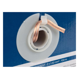 HQ Power Luidsprekerkabel op rol | HQ Power | 100 meter (1.5 mm², Transparant) HQLW14001 K010308574 - 4