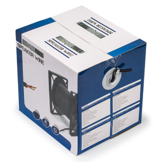 HQ Power Luidsprekerkabel op rol | HQ Power | 100 meter (1.5 mm², Zwart) HQLW15001 K010308577 - 1