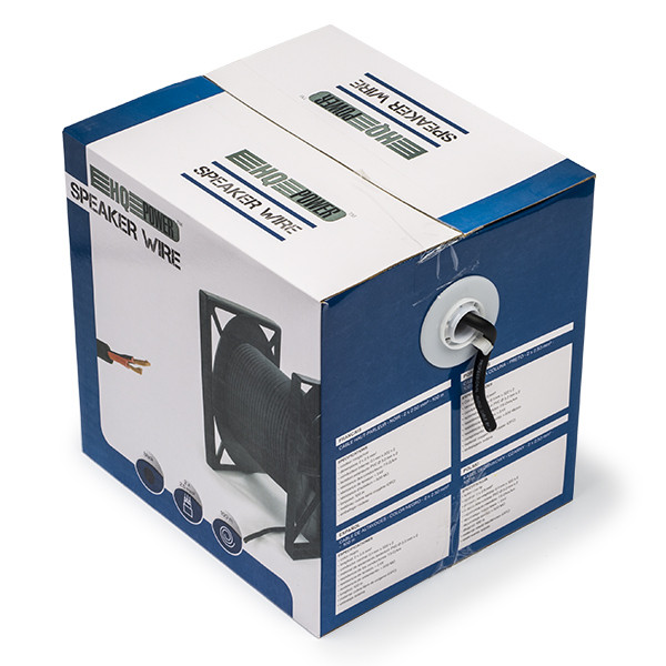 HQ Power Luidsprekerkabel op rol | HQ Power | 100 meter (2.50 mm², Zwart) HQLW15002 K010308578 - 5