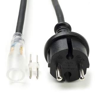 HQ Power Voedingskabel voor lichtslangen | HQ Power (180 cm, 3000W) HQRL99002 K150302451 - 1