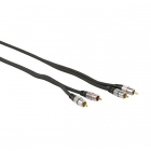 HQ Stereo audiokabel 2 x Tulp RCA mannelijk naar 2 x Tulp RCA mannelijk 0.75 meter HQSS3611/075 K010302025 HQ Stereo audiokabel 2 x Tulp RCA mannelijk naar 2 x Tulp RCA mannelijk 0.75 meter HQSS3611/075 K010302025