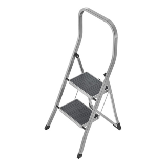 Hailo Huishoudtrap | Hailo | 2-treeds (Inklapbaar, Max. 150 kg, Metaal, Antraciet/zwart) 4352-101 K170405235 - 1