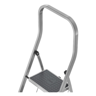 Hailo Huishoudtrap | Hailo | 2-treeds (Inklapbaar, Max. 150 kg, Metaal, Antraciet/zwart) 4352-101 K170405235 - 3