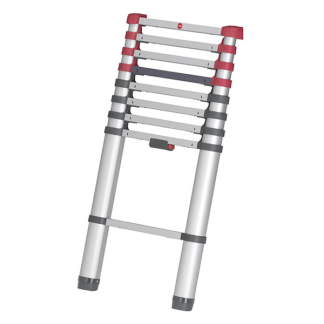 Hailo Ladder | Hailo | 2.64 meter (9 treden, Inschuifbaar, Muurbeschermer) 7113-091 K170405231 - 1
