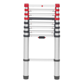 Hailo Ladder | Hailo | 2.64 meter (9 treden, Inschuifbaar, Muurbeschermer) 7113-091 K170405231 - 2