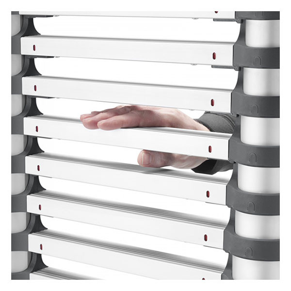 Hailo Ladder | Hailo | 2.64 meter (9 treden, Inschuifbaar, Muurbeschermer) 7113-091 K170405231 - 5