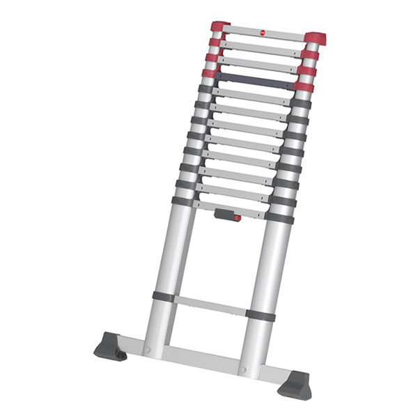 Hailo Ladder | Hailo | 3.8 meter (13 treden, Inschuifbaar, Muurbeschermer) 7113-131 K170405233 - 1