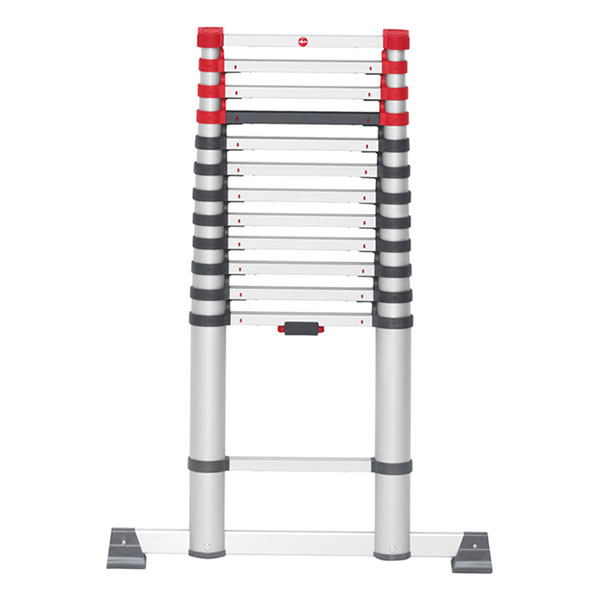 Hailo Ladder | Hailo | 3.8 meter (13 treden, Inschuifbaar, Muurbeschermer) 7113-131 K170405233 - 2