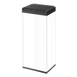 Hailo Prullenbak | Hailo | 52 liter (Duo, Swingdeksel, Staal met kunststof, Zelfsluitend, Wit) 0860-231 K170104625