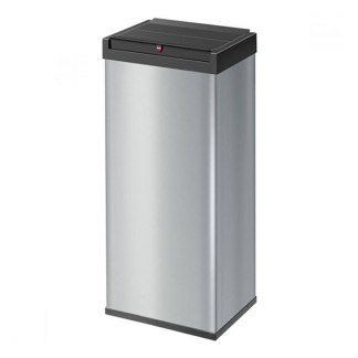 Hailo Prullenbak | Hailo | 52 liter (Duo, Swingdeksel, Staal met kunststof, Zelfsluitend, Zilver) 0860-221 K170104627 - 1