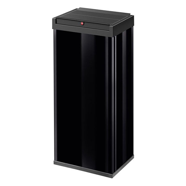 Hailo Prullenbak | Hailo | 52 liter (Duo, Swingdeksel, Staal met kunststof, Zelfsluitend, Zwart) 0860-241 K170104628 - 1