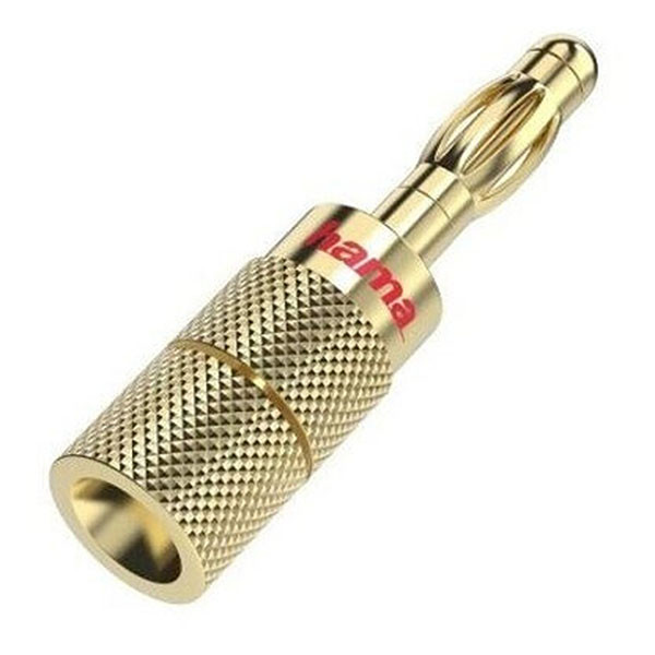 Hama Banaanstekker | M | Hama | 4 stuks (Verguld, Schroefklem, 6 mm) 00205201 K010411148 - 2