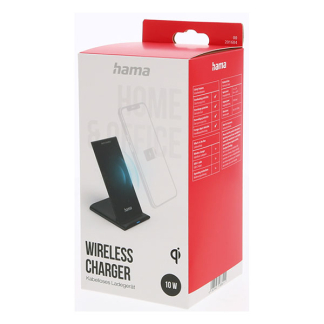 Hama Draadloze oplader | Hama (Snellader, Standaard, 10W, Zwart) 201684 K070501272 - 4
