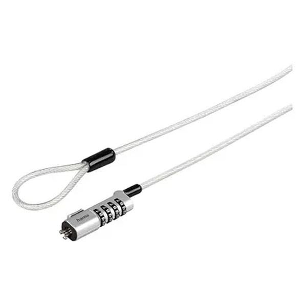 Hama Laptopslot | Hama | Nano | 1.8 meter (Cijfercode, Carbonstaal, Zilver) 126822 K010214590 - 2