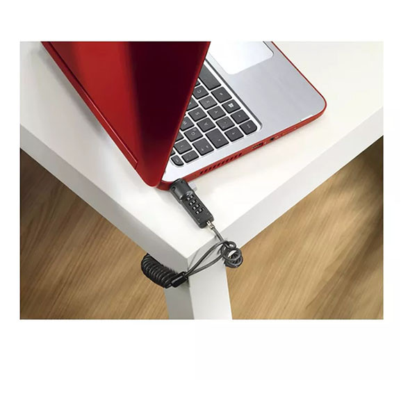 Hama Laptopslot | Hama | Portable | 2 meter (Cijfercode, Carbonstaal, Antraciet) 126818 K010214588 - 4