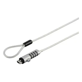 Hama Laptopslot | Hama | USB | 1.8 meter (Cijfercode, Carbonstaal, Zilver) 126821 K010214589 - 1