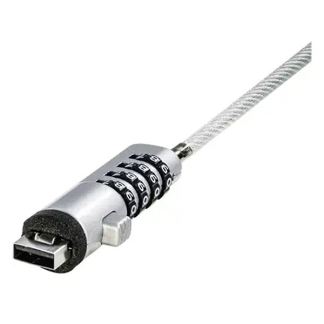 Hama Laptopslot | Hama | USB | 1.8 meter (Cijfercode, Carbonstaal, Zilver) 126821 K010214589 - 2