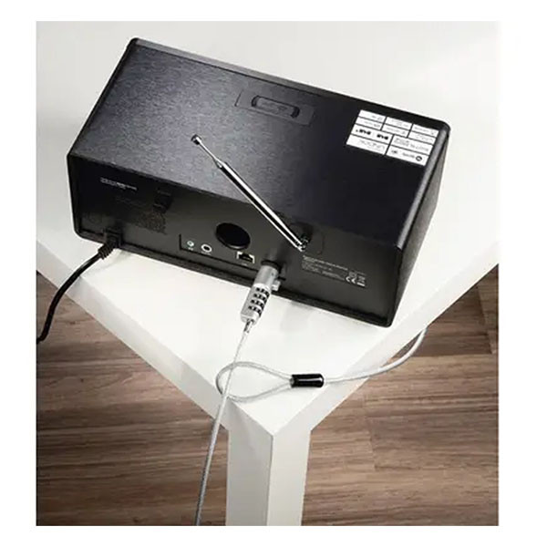 Hama Laptopslot | Hama | USB | 1.8 meter (Cijfercode, Carbonstaal, Zilver) 126821 K010214589 - 5