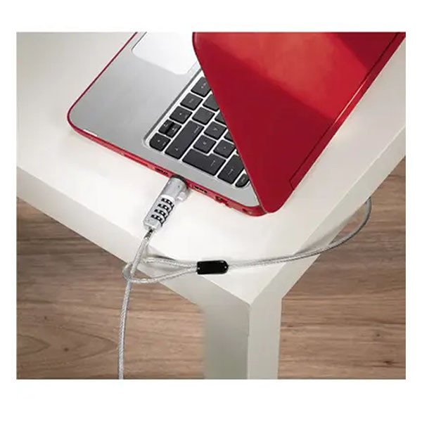 Hama Laptopslot | Hama | USB | 1.8 meter (Cijfercode, Carbonstaal, Zilver) 126821 K010214589 - 6