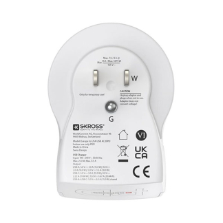 Hama Reisstekker met USB | Hama | Europa naar Amerika (Geaard, Type C en F → Type B, 1x USB A, 1x USB C) 223479 K050801117 - 4