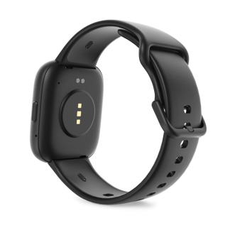 Hama Smartwatch | Hama | 4000 | 1.6” (Android en iOS, Telefoonfunctie, Hartslagmeter, 100 sportmodi, Slaapmonitor, 300 mAh batterij, Vierkant, Zwart) 178640 K070501314 - 3