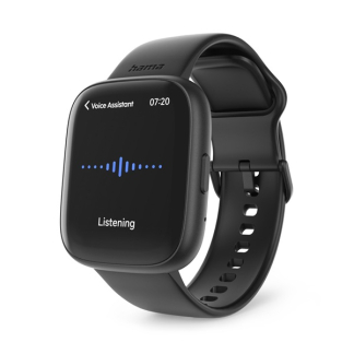 Hama Smartwatch | Hama | 4000 | 1.6” (Android en iOS, Telefoonfunctie, Hartslagmeter, 100 sportmodi, Slaapmonitor, 300 mAh batterij, Vierkant, Zwart) 178640 K070501314 - 8