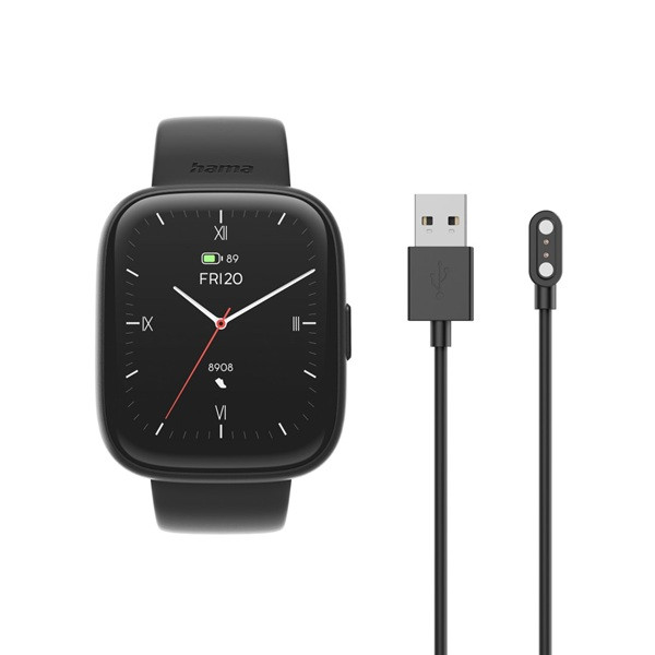 Hama Smartwatch | Hama | 4000 | 1.6” (Telefoonfunctie, Hartslagmeter, 100 sportmodi, Slaapmonitor, 300 mAh batterij, Zwart) 178640 K070501314 - 10
