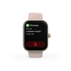 Hama Smartwatch | Hama | 5000 | 1.6” (Android en iOS, Telefoonfunctie, Hartslagmeter, 100 sportmodi, Slaapmonitor, 300 mAh batterij, Vierkant, Roze) 178615 K070501308 - 2