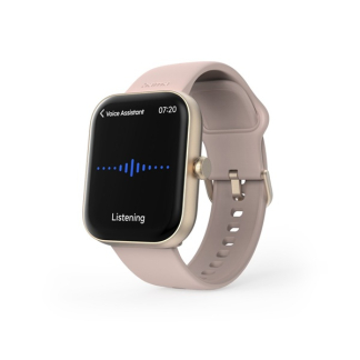 Hama Smartwatch | Hama | 5000 | 1.6” (Android en iOS, Telefoonfunctie, Hartslagmeter, 100 sportmodi, Slaapmonitor, 300 mAh batterij, Vierkant, Roze) 178615 K070501308 - 9