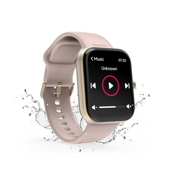 Hama Smartwatch | Hama | 5000 | 1.6” (Telefoonfunctie, Hartslagmeter, 100 sportmodi, Slaapmonitor, 300 mAh batterij, Roze) 178615 K070501308 - 7