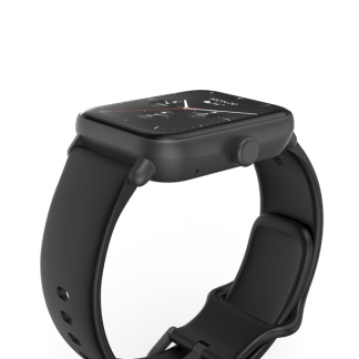 Hama Smartwatch | Hama | 6010 | 1.6” (Android en iOS, GPS, Telefoonfunctie, Hartslagmeter, 100 sportmodi, Zwemmen, Slaapmonitor, 300 mAh batterij, Vierkant, Zwart) 178619 K070501311 - 6