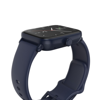 Hama Smartwatch | Hama | 6010 | 1.6” (Android en iOS, GPS, Telefoonfunctie, Hartslagmeter, 100 sportmodi, Zwemmen, Slaapmonitor, 350 mAh batterij, Vierkant, Blauw) 178621 K070501313 - 6