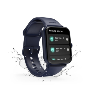 Hama Smartwatch | Hama | 6010 | 1.6” (Android en iOS, GPS, Telefoonfunctie, Hartslagmeter, 100 sportmodi, Zwemmen, Slaapmonitor, 350 mAh batterij, Vierkant, Blauw) 178621 K070501313 - 7