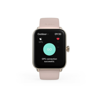 Hama Smartwatch | Hama | 6010 | 1.6” (Android en iOS, GPS, Telefoonfunctie, Hartslagmeter, 100 sportmodi, Zwemmen, Slaapmonitor, 350 mAh batterij, Vierkant, Roze) 178620 K070501312 - 2