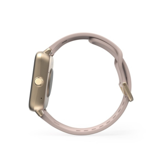 Hama Smartwatch | Hama | 6010 | 1.6” (Android en iOS, GPS, Telefoonfunctie, Hartslagmeter, 100 sportmodi, Zwemmen, Slaapmonitor, 350 mAh batterij, Vierkant, Roze) 178620 K070501312 - 4