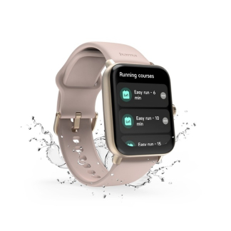 Hama Smartwatch | Hama | 6010 | 1.6” (Android en iOS, GPS, Telefoonfunctie, Hartslagmeter, 100 sportmodi, Zwemmen, Slaapmonitor, 350 mAh batterij, Vierkant, Roze) 178620 K070501312 - 7