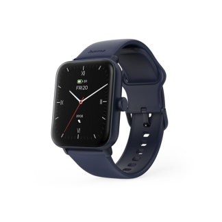 Hama Smartwatch | Hama | 6010 | 1.6” (GPS, Telefoonfunctie, Hartslagmeter, 100 sportmodi, IP68, Slaapmonitor, 350 mAh batterij, Blauw) 178621 K070501313 - 1