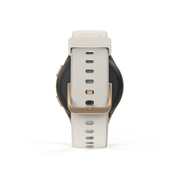Hama Smartwatch | Hama | 8900 | 1.3” (AMOLED, GPS, Telefoonfunctie, Hartslagmeter, 100+ sportmodi, IP68, Slaapmonitor, 300 mAh batterij, Beige-Goud) 178613 K070501306 - 2