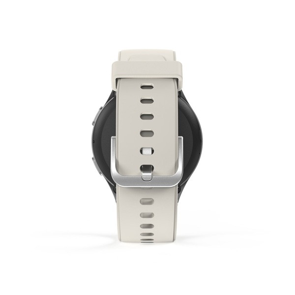 Hama Smartwatch | Hama | 8900 | 1.3” (AMOLED, GPS, Telefoonfunctie, Hartslagmeter, 100+ sportmodi, IP68, Slaapmonitor, 300 mAh batterij, Beige-Zilver) 178612 K070501305 - 2